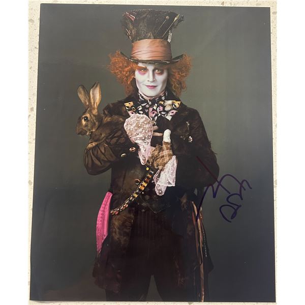 Johnny Depp signed photo
