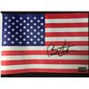 Image 1 : BARACK OBAMA SIGNED US MINIATURE FLAG (WORLD AUTOS COA)