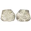 Image 1 : Ancient India: Archaic silver punch-marked coin - middle Ganges valley region, 'Rath hoard' type,