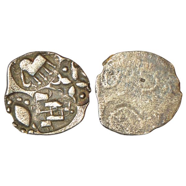 Ancient India: Archaic Silver punch marked coin - Wainganga-Mahanadi Divide,
