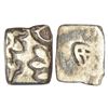 Image 1 : Ancient India: Pandyas - silver punch marked coin of ½ karshapana standard, (c.200-100