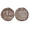 Image 1 : Ancient India: Mahatalavaras in South Andhra - uninscribed 'bull' type lead coin, (c.250-300 AD),