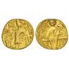 Image 1 : Ancient India: Kushan Empire, post-Vasudeva rulers - gold dinar of 'Kipunadha' (c.350-380AD),