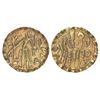 Image 1 : Ancient India: Post-Gupta coinage in Bengal, Samatata region - gold dinar of Rajabhata,