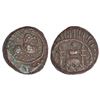 Image 1 : Ancient India: Eastern Chalukyas of Vengi, 'Vishnukundin' type copper coin, after Vishnuvardhana I a
