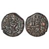 Image 1 : Medieval India: Hindu Kings of Kashmir, Vuppadeva dynasty - copper dinnara of Raja deva