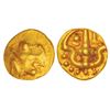 Image 1 : Medieval India: Shilaharas of Kolhapur, anonymous gold double fanam (10th-11th century AD) 0.79g.