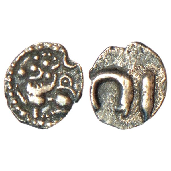 Medieval India: Kadambas of Goa - anonymous silver tara, (c.1000-1100 AD), not listed in major publi