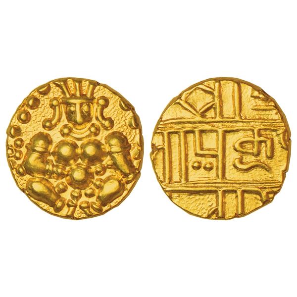 Medieval India: Nayakas of Chitradurga, gold pagoda, MCSI-I 882, 3.32g.