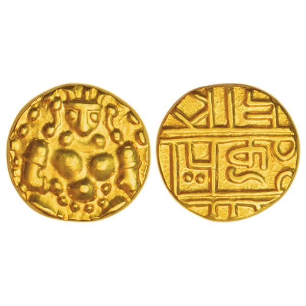 Medieval India: Nayakas of Chitradurga, gold pagoda, MCSI-I 882, 3.29g.