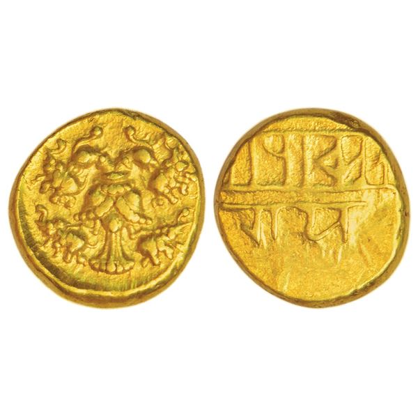 Medieval India: Vijayanagar Kingdom, Tuluva dynasty, gold pagoda of Achyutaraya (1529-1542 AD), MCSI