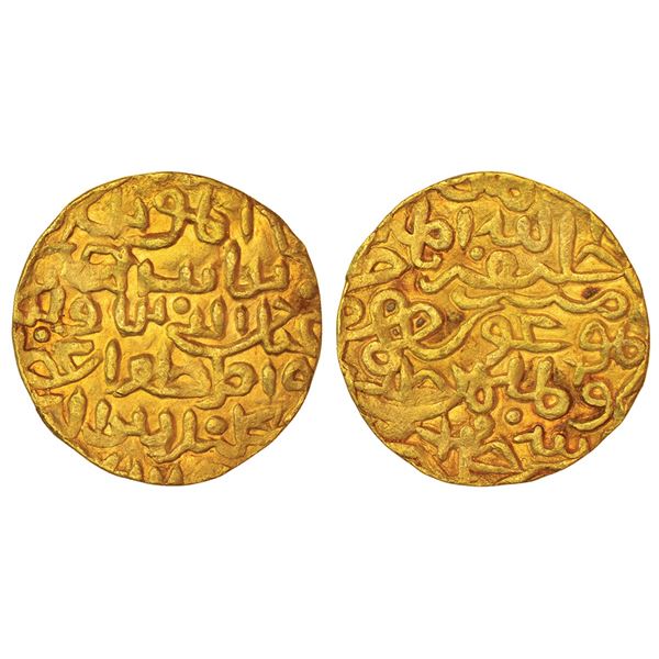 Sultans of Bengal, Gold tanka of Ghiyath al-Din Azam Shah (1389-1410 AD), no mint and date type,