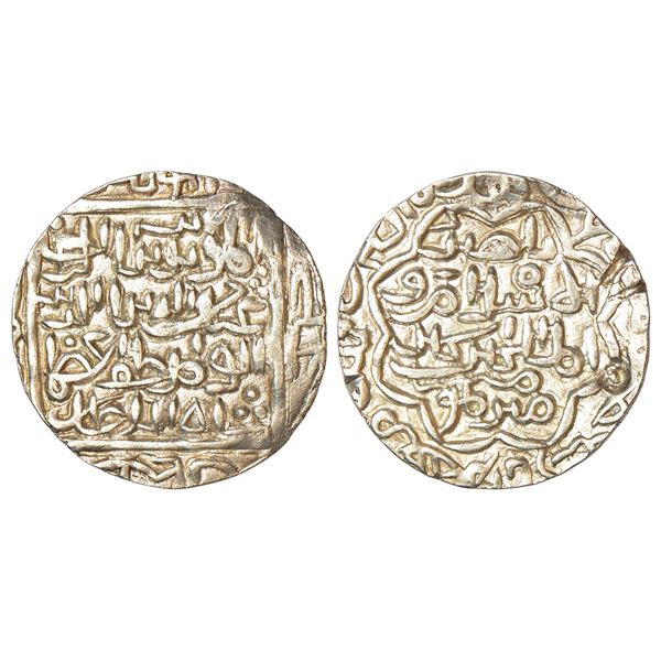 Sultans of Bengal, Silver tanka of Ghiyath al-Din Azam Shah (1389-1410 AD), Mu'azzamabad mint,