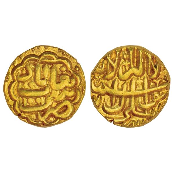 Nizam Shahs of Ahmadnagar, Gold pagoda of Burhan Nizam Shah II (1591-1595 AD), Burhanabad mint,
