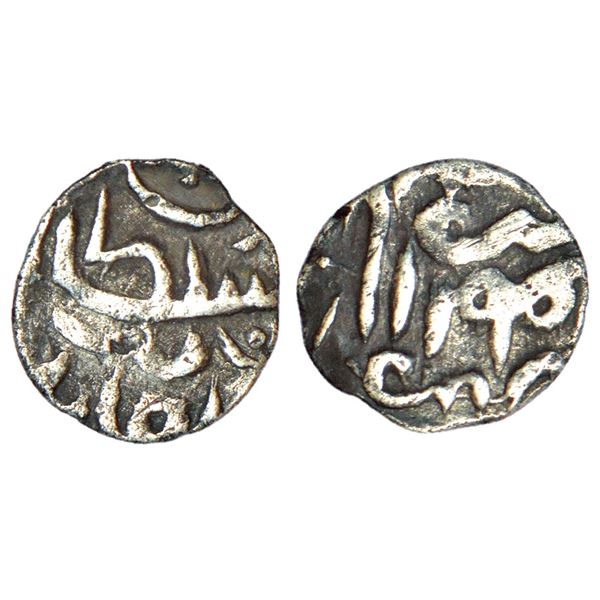 Sultans of Kashmir - silver 1/16 tanka of Zain al-Abidin (1420-1470 AD), undated, not listed in G&G