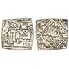 Image 1 : Sultans of Kashmir, Silver square sasnu of Muhammad Shah (1484-1537 AD), Kashmir mint, G&G K43,