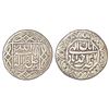 Image 1 : Mughals: Akbar (1556-1605 AD), silver rupee, Ahmadabad mint, Aban, Ilahi 47, KM 94.2, 11.16g.