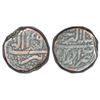 Image 1 : Mughals: Akbar (1556-1605 AD), copper tanka (double dam), Ahmadabad mint, Tir, Ilahi 46,