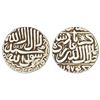 Image 1 : Mughals: Akbar (1556-1605 AD), silver rupee, Akbarpur Tanda mint, AH 974, crisscross symbol on rever