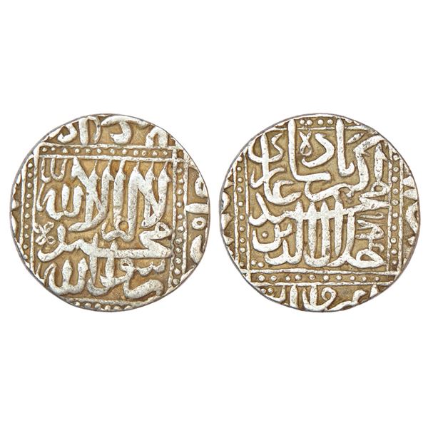Mughals: Akbar (1556-1605 AD), silver rupee, Anhirwala Pattan mint, AH 984, KM 80.4, 11.35g.