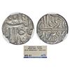 Image 1 : Mughals: Akbar (1556-1605 AD), silver rupee, Berar mint, Ardibihisht, Ilahi 45, KM 93.6.