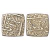 Image 1 : Mughals: Akbar (1556-1605 AD) silver square rupee, Dar us-Sultanat Fathpur mint (fully visible),