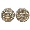 Image 1 : Mughals: Jahangir (1605-1627 AD), silver rupee, Qandhar mint, 'Dil Khah' couplet, AH 1026/RY 12, KM