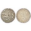Image 1 : Mughals: Shah Jahan (1628-1658 AD), silver rupee, Ahmadabad mint in left quadrant, 'square areas'