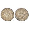 Image 1 : Mughals: Shah Jahan (1628-1658 AD), silver rupee, Ahmadnagar mint in right quadrant, 'square areas'