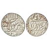 Image 1 : Mughals: Murad Bakhsh (1658 AD), silver ½ rupee, Surat mint in left quadrant, 'square areas' type,