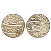 Image 1 : Mughals: Aurangzeb (1658-1707 AD), silver rupee, Ahsanabad mint, 'Badar-e-munir' couplet, AH 1112/RY