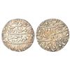 Image 1 : Mughals: Aurangzeb (1658-1707 AD), silver rupee, Mustaqir ul-Khilafat Akbarabad mint at top,