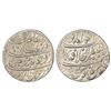 Image 1 : Mughals: Aurangzeb (1658-1707 AD), silver rupee, Mustaqir ul-Khilafat Akbarabad mint at top,