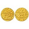 Image 1 : Mughals: Aurangzeb (1658-1707 AD), gold mohur, Golkunda mint, 'Mihr-e-munir' couplet,