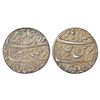 Image 1 : Mughals: Aurangzeb (1658-1707 AD), silver rupee, Islamabad mint at top, 'Badar-e-munir' couplet,