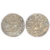 Image 1 : Mughals: Aurangzeb (1658-1707 AD), silver rupee, Itawa mint, 'Badar-e-munir' couplet, AH 1110/RY 42,
