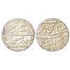 Image 1 : Mughals: Aurangzeb (1658-1707 AD), silver rupee, Jahangirnagar mint at bottom, 'Badar-e-munir' coupl