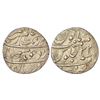 Image 1 : Mughals: Aurangzeb (1658-1707 AD), silver rupee, Patna mint at bottom, 'Badar-e-munir' couplet,