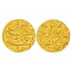 Image 1 : Mughals: Aurangzeb (1658-1707 AD), gold mohur, Dar ul-khilafat Shahjahanabad mint (fully visible), '