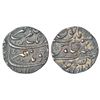 Image 1 : Mughals: Aurangzeb (1658-1707 AD), silver rupee, Dar ul-Fath Ujjain mint, 'Badar-e-munir' couplet,