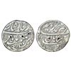 Image 1 : Mughals: Muhammad Ibrahim (1720 AD), silver rupee, Dar ul-Khilafat Shahjahanabad mint, 'Ba Fazle-Kar