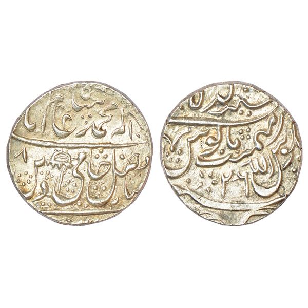 Mughals: The Mughalia faction at Delhi, silver rupee in the name of Shah Alam II, Shergarh mint, RY
