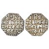 Image 1 : Independent Kingdoms: Assam, Gaurinatha Simha (1780-1795 AD), silver rupee, SE 1716, R&B R50.1-59.1,