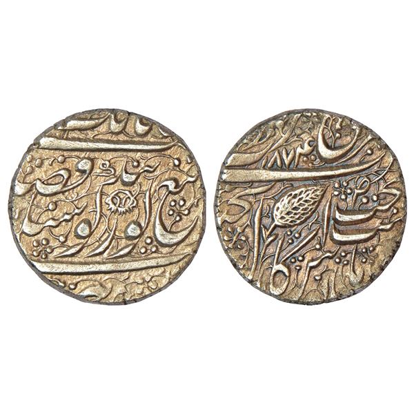 Independent Kingdoms: Sikh Empire, Ranjit Singh (VS 1856-1896 /1799-1839 AD), silver rupee,