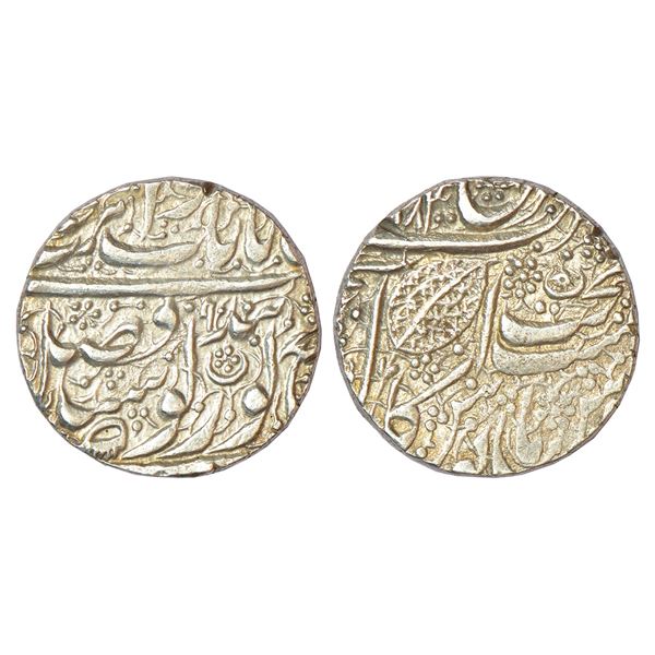 Independent Kingdoms: Sikh Empire, Ranjit Singh (VS 1856-1896 /1799-1839 AD), silver rupee,