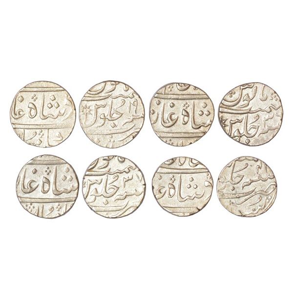 Independent Kingdoms: Nawab of Surat, silver rupee (4), Surat mint, in the name of Shah Alam II,