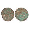 Image 1 : Princely States: Baroda, Sayaji Rao II (1819-1847 AD), copper paisa, Amreli mint (fully visible), KM