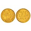 Image 1 : Princely States: Baroda, Sayaji Rao III (1875-1938 AD), gold mohur, VS 1959, KM Y39, 6.34g.