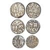 Image 1 : Princely States: Bundi, Raghubir Singh (1889-1927 AD), set of 3 silver coins, in the name of George