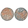 Image 1 : Princely States: Jaipur, Mughal style, silver nazarana ½ rupee, Sawai Jaipur mint,